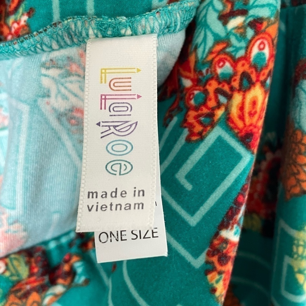 Lularoe/ One Size  Print Leggings​​​​​​​​​​​ - Picture 6 of 9